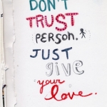 Don't trust person